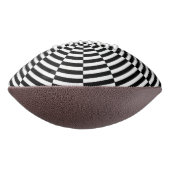 Schwarz-Weiß-Strahlung Football (Gedreht 90)