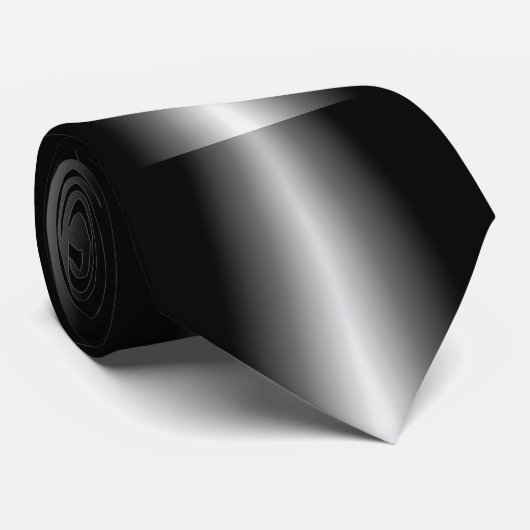 Schwarz-Weiß-Strahlung Krawatte (Gerollt)