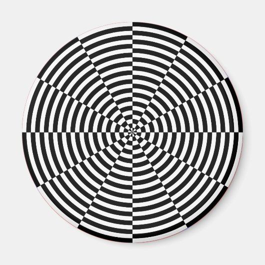 Schwarz-Weiß-Strahlung von Kenneth Yoncich Magnet (Vorne)