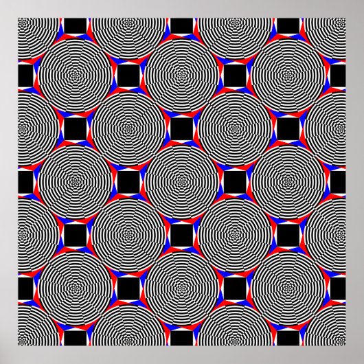 Schwarz-Weiß-Strahlung von Kenneth Yoncich Poster (Vorne)