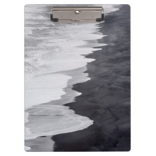 Schwarz-Weiß-Strand landschaftlich Klemmbrett