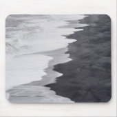 Schwarz-Weiß-Strand landschaftlich Mousepad (Vorne)