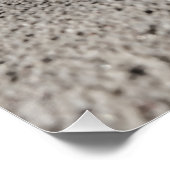 Schwarz-Weiß-Strand Poster (Ecke)