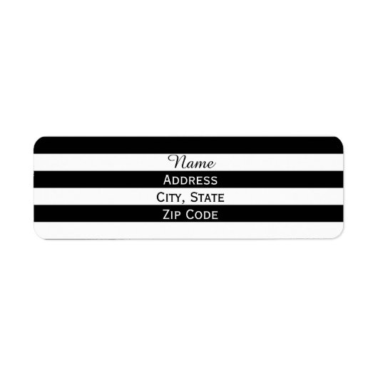 Schwarz-Weiß-Streifen (Vorne)