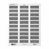 Schwarz-Weiß-Streifen (Vorne)