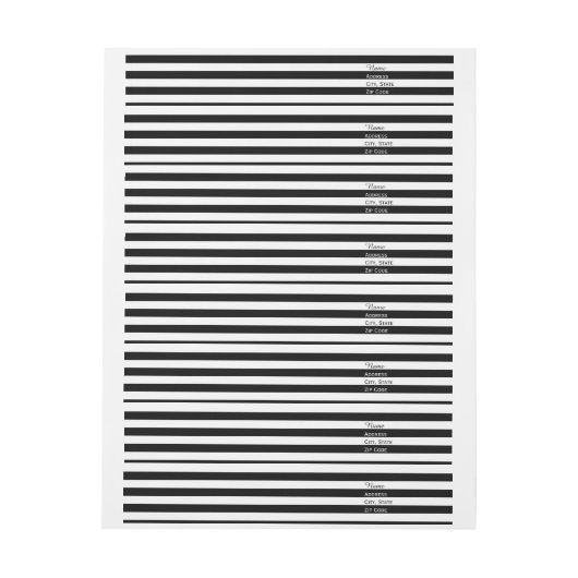 Schwarz-Weiß-Streifen (Bogen)