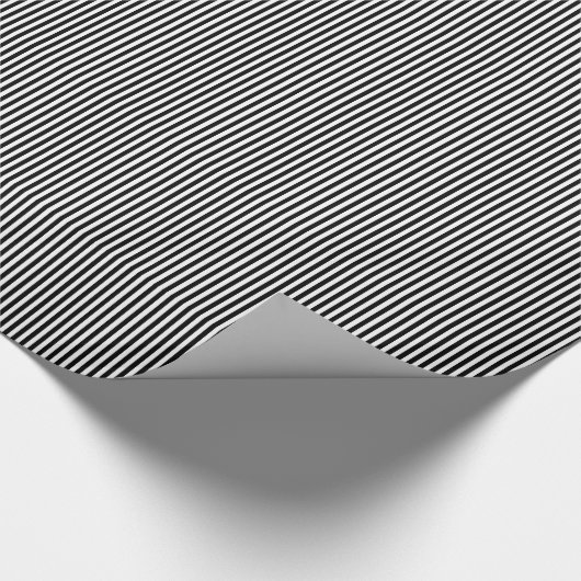 Schwarz-Weiß-Streifen 09-Geschenkpapier Geschenkpapier (Ecke)