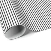 Schwarz-Weiß-Streifen-5-GIFT-WRAPPING-PAPIER Geschenkpapier (Rolleneckpunkt)