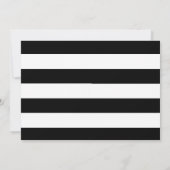 Schwarz-Weiß-Streifen - Adressenänderung Ankündigung (Rückseite)