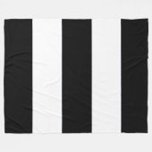 Schwarz-Weiß-Streifen auf einem Fleecedecke (Vorderseite (Horizontal))