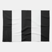 Schwarz-Weiß-Streifen auf einem Geschirrtuch (Horizontal)