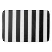 Schwarz-Weiß-Streifen Badematte (Vorderseite)