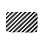 Schwarz-Weiß-Streifen Badematte (Vorderseite)