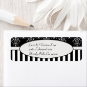 Schwarz/Weiß-Streifen Barock (Insitu)