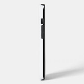 Schwarz-Weiß-Streifen Case-Mate iPhone Hülle (Rückseite / Links)