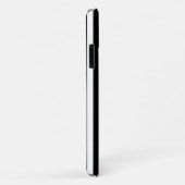 Schwarz-Weiß-Streifen Case-Mate iPhone Hülle (Hinten/Rechts)