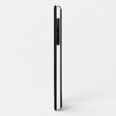 Schwarz-Weiß-Streifen Case-Mate iPhone Hülle (Hinten/Links)