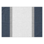 Schwarz-Weiß-Streifen-Crosshatsch Tischdecke (Vorderseite (Horizontal))