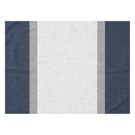 Schwarz-Weiß-Streifen-Crosshatsch Tischdecke (Vorderseite (Horizontal))