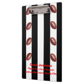 Schwarz-Weiß-Streifen, Dank Fußball-Coach-Name Klemmbrett (Links)