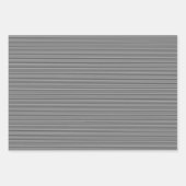 Schwarz-Weiß Streifen einfachen Weihnachtsurlaub Geschenkpapier Set (Vorderseite 2)