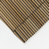 Schwarz-Weiß-Streifen Fleecedecke (Ecke)
