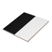 Schwarz-Weiß-Streifen Fliese (Seite)