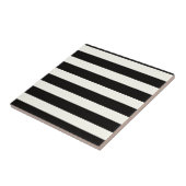 Schwarz-Weiß-Streifen Fliese (Seite)