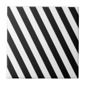 Schwarz-Weiß-Streifen Fliese (Vorderseite)
