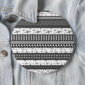 Schwarz-Weiß-Streifen für das hintere Muster 1 Button (Beispiel)