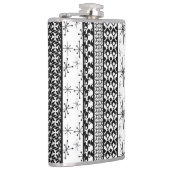 Schwarz-Weiß-Streifen für das hintere Muster 1 Flachmann (Rechts)