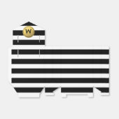 Schwarz-Weiß-Streifen-Gastgeschenk-Box Geschenkschachtel (Ungefaltet)