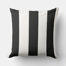 Schwarz-Weiß-Streifen im Inneren Kissen