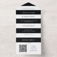 Schwarz-Weiß-Streifen in einem Stück