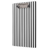 Schwarz-Weiß-Streifen Klemmbrett (Links)