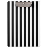 Schwarz-Weiß-Streifen Klemmbrett (Vorderseite)