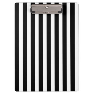 Schwarz-Weiß-Streifen Klemmbrett