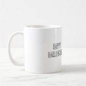 Schwarz Weiß Streifen Kürbis Kaffeetasse (Links)