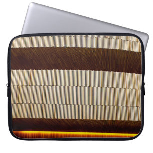 Schwarz-Weiß-Streifen Laptopschutzhülle