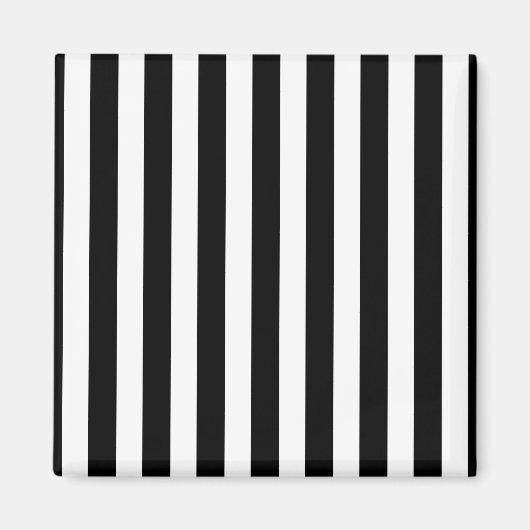 Schwarz-Weiß-Streifen Magnet (Vorne)