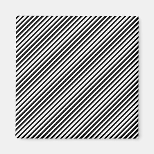 Schwarz-Weiß-Streifen Magnet (Vorne)