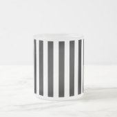 Schwarz-Weiß-Streifen Mattglastasse (Mittel)