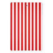 Schwarz-Weiß-Streifen Mini Klemmbrett (Rückseite)