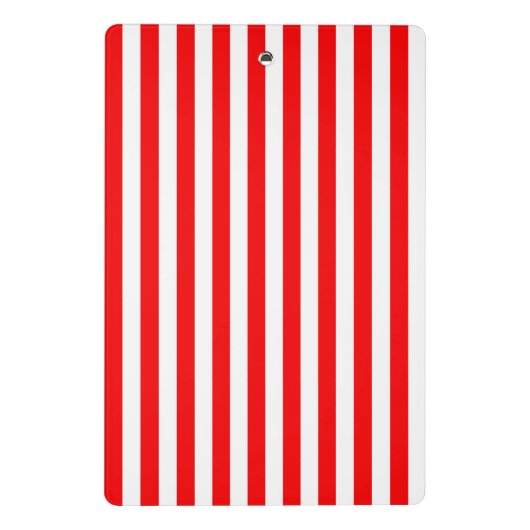 Schwarz-Weiß-Streifen Mini Klemmbrett (Rückseite)