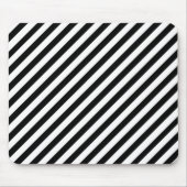 Schwarz-Weiß-Streifen Mousepad (Vorne)