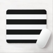 Schwarz-Weiß-Streifen Mousepad (Mit Mouse)