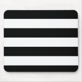 Schwarz-Weiß-Streifen Mousepad (Vorne)