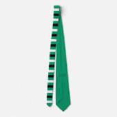 Schwarz-Weiß-Streifen-Muster Krawatte (Rückseite)