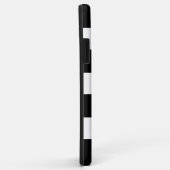 Schwarz-Weiß-Streifen Muster Moderner Tanz Case-Mate iPhone Hülle (Hinten/Rechts)