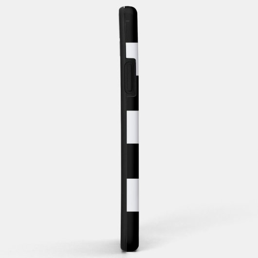 Schwarz-Weiß-Streifen Muster Moderner Tanz Case-Mate iPhone Hülle (Hinten/Rechts)